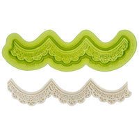 Angie Lace Border Food Safe Silicone Mold for Fondant Cake Decorating by Marvelous Molds