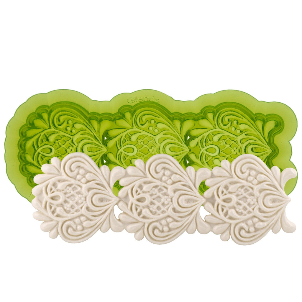 Marvelous Molds Rose Lace Mold Cake Supplies