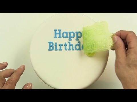 Swirly Lettering Flexabet® Happy Birthday