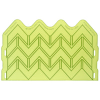 Savvy Chevron Silicone Onlay Stencil for Ceramics or Pottery by Marvelous Molds