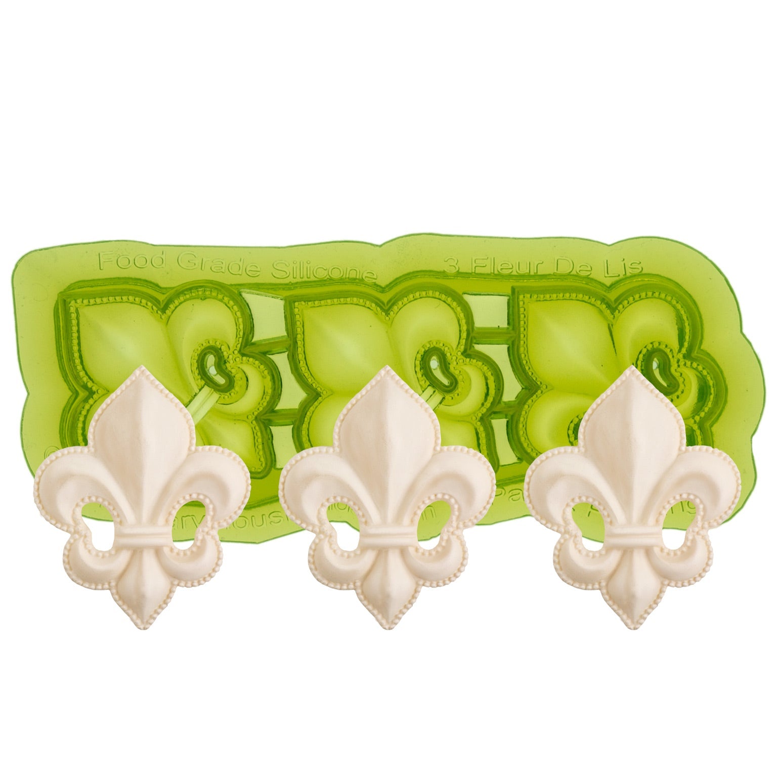 Mini Fleur De Lis Food Safe Silicone Mold for Fondant Cake Decorating –  Marvelous Molds
