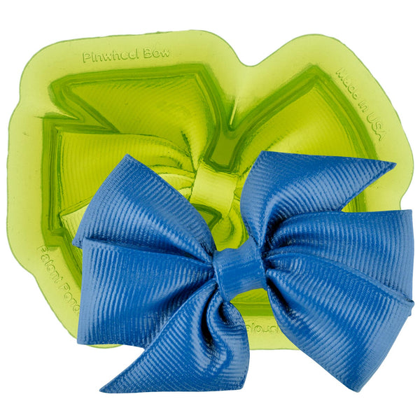 Pinwheel Bow Silicone Sprig Mold for Ceramics by Marvelous Molds