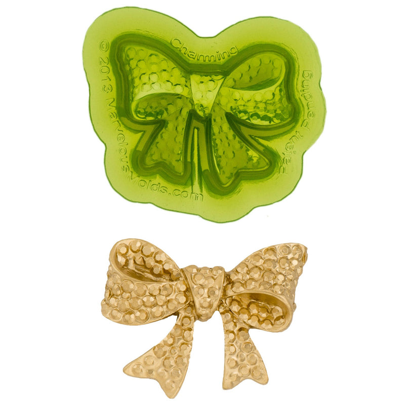 Charming Jewel Brooch Food Safe Silicone Mold for Cake Decorating by Marvelous Molds