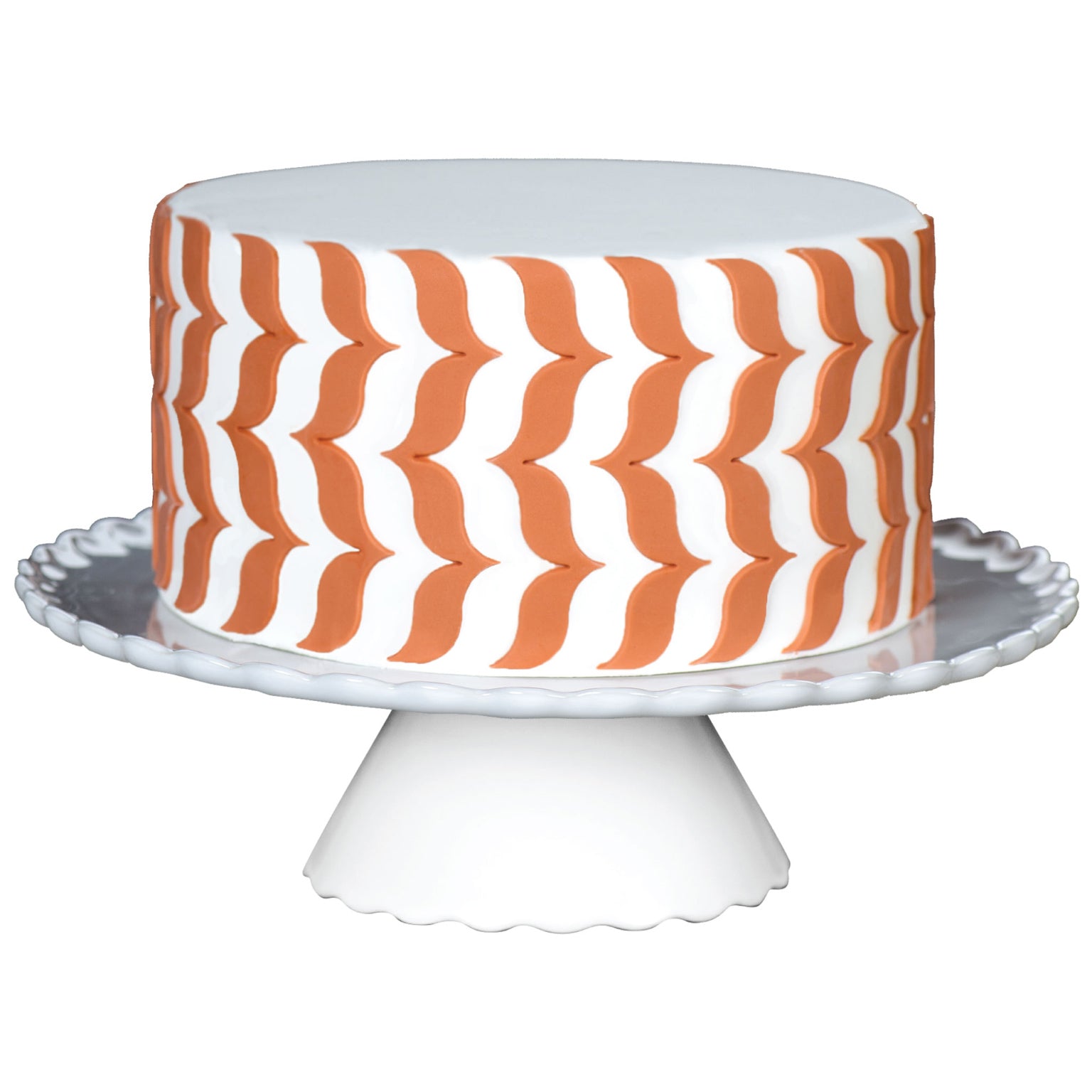 How To Create Striped Buttercream Cakes With A Cake Comb - Sugar & Sparrow
