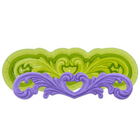 Flourish Centerpiece Scroll Silicone Sprig Mold for Ceramics by Marvelous Molds