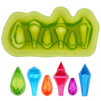 Gem Drops Food Safe Silicone Mold for Fondant Cake Decorating by Marvelous Molds