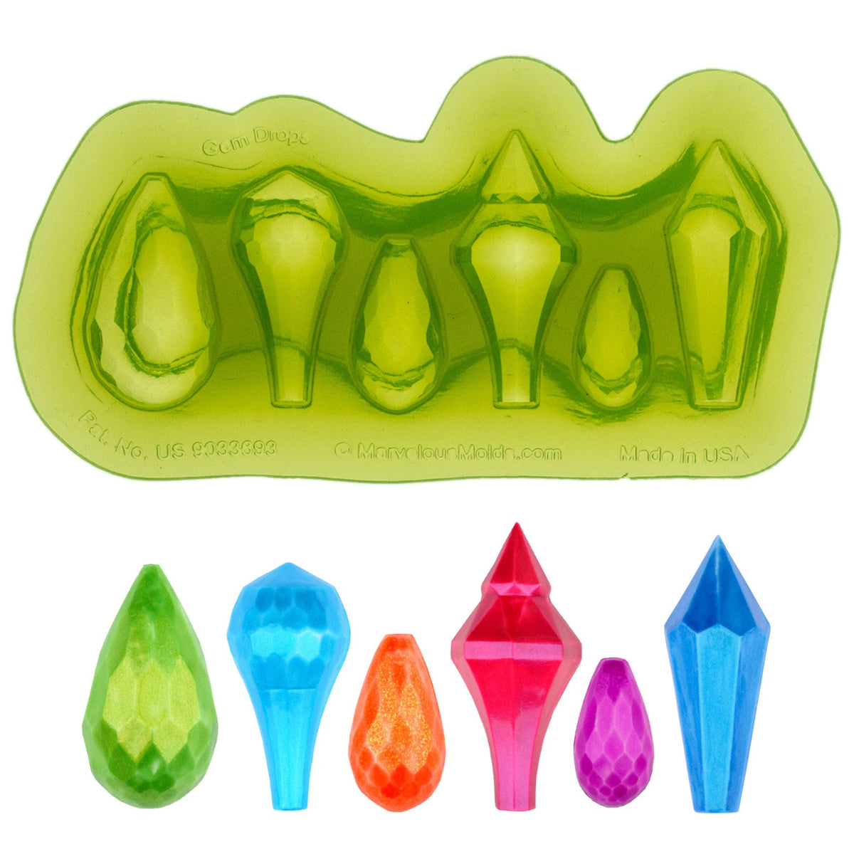 Toggle Buttons Silicone Food Safe Mold for Fondant Cake Decorating –  Marvelous Molds