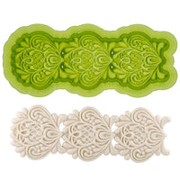 Glenda Lace Food Safe Silicone Mold for Fodnant Cake Decorating by Marvelous Molds