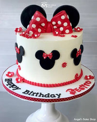 Disney Mickey and Minnie Mouse Created Using the Typewriter Font Flexabet Letter Cutter by Marvelous Molds