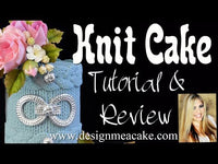 Design Me a Cake Knit Silicone Mold Cake Tutorial and Review