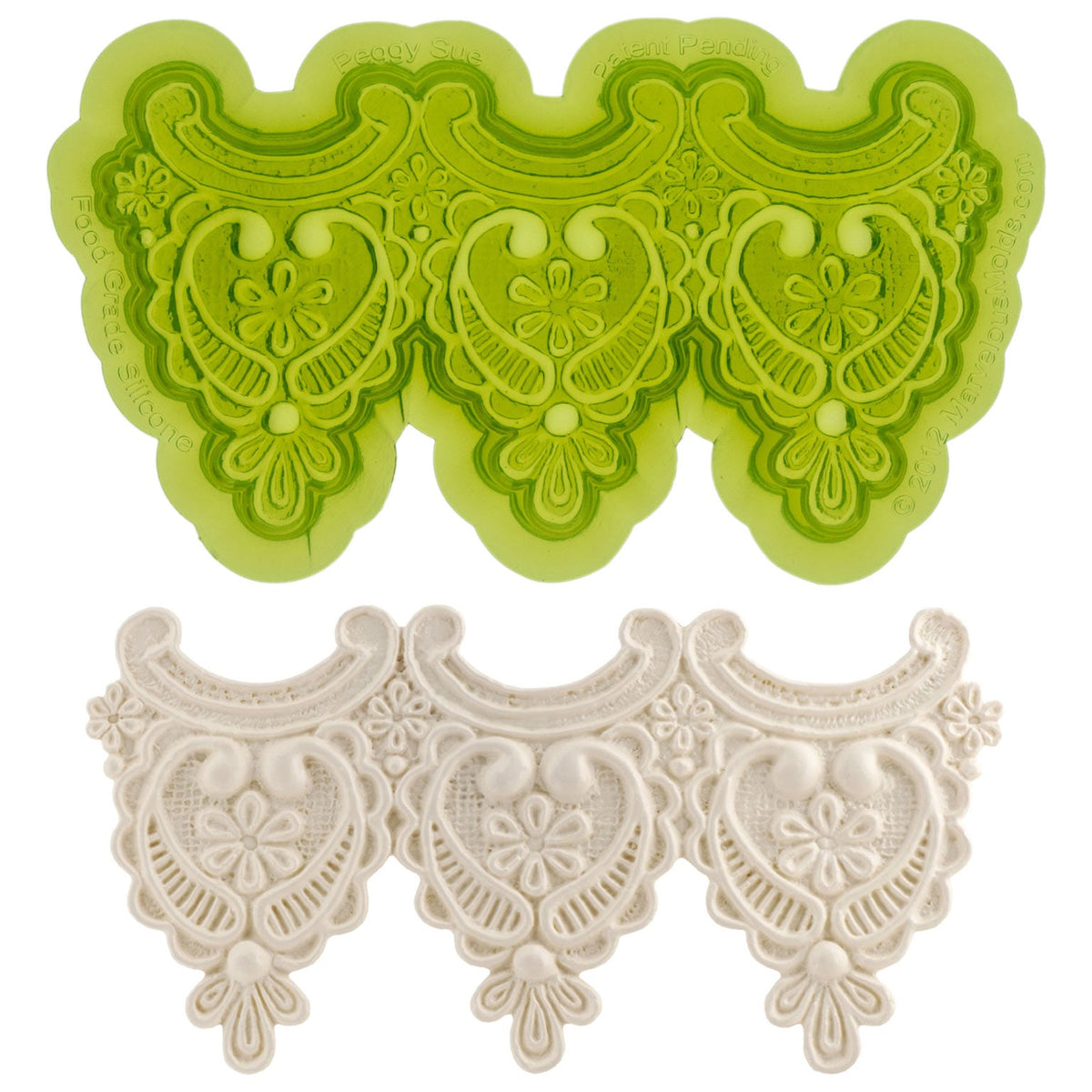 Sue Silicone Lace Mold for Food Safe Fondant Cake Decorating
