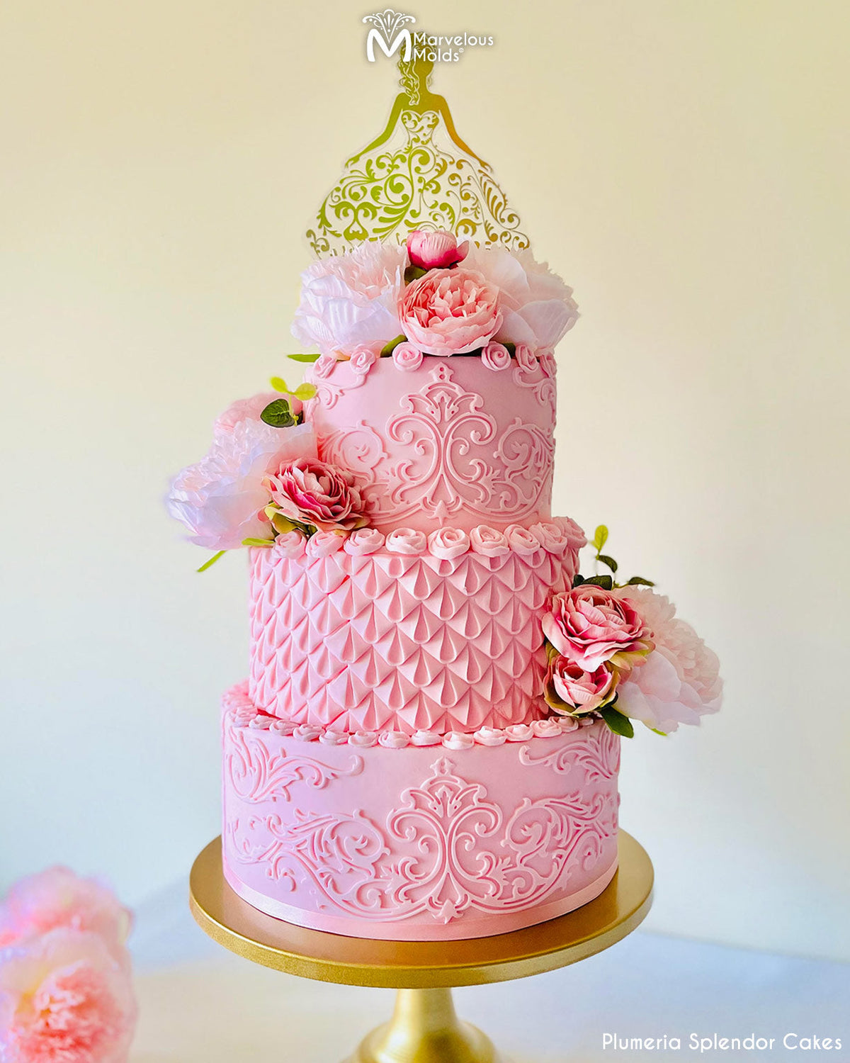 NY Cake Pink Silicone Mold - High Fashion Rose