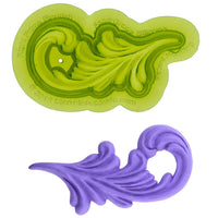 Prime Flourish Right Food Safe Silicone Mold for Fondant Cake Decorating by Marvelous Molds