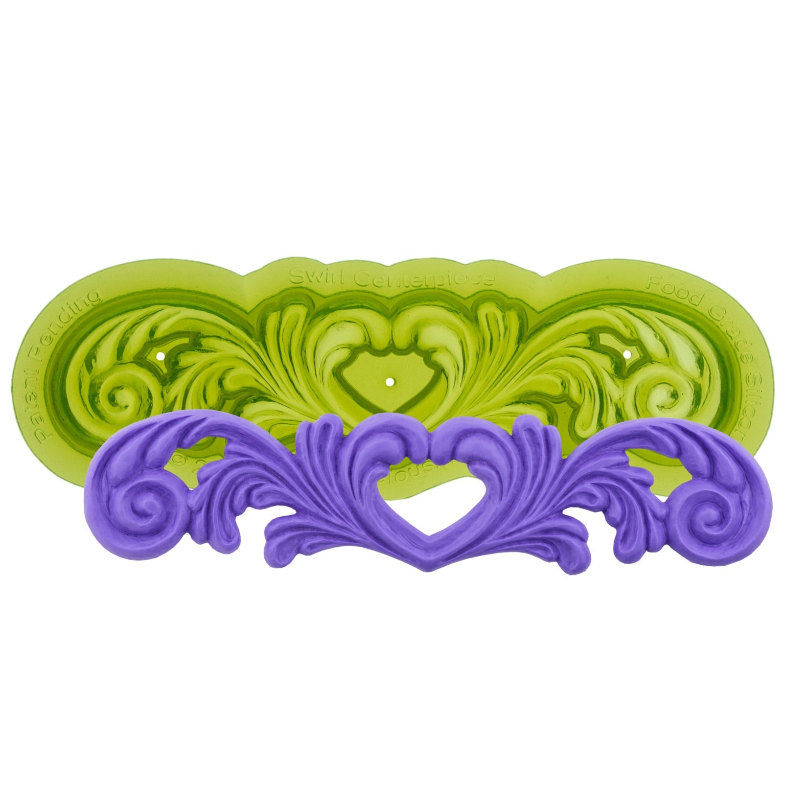 Swirl Design Silicone Cake Topper Molds Large and Small – Magic Baker