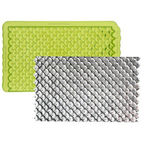 Symmetrical Sequins Silicone Simpress, texture mat, Sprig Mold for Ceramics by Marvelous Molds