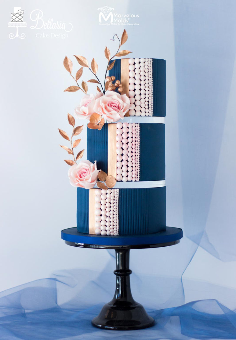 8mm PinchPro Pearl Silicone Fashion Mold for Fondant Cake Decorating