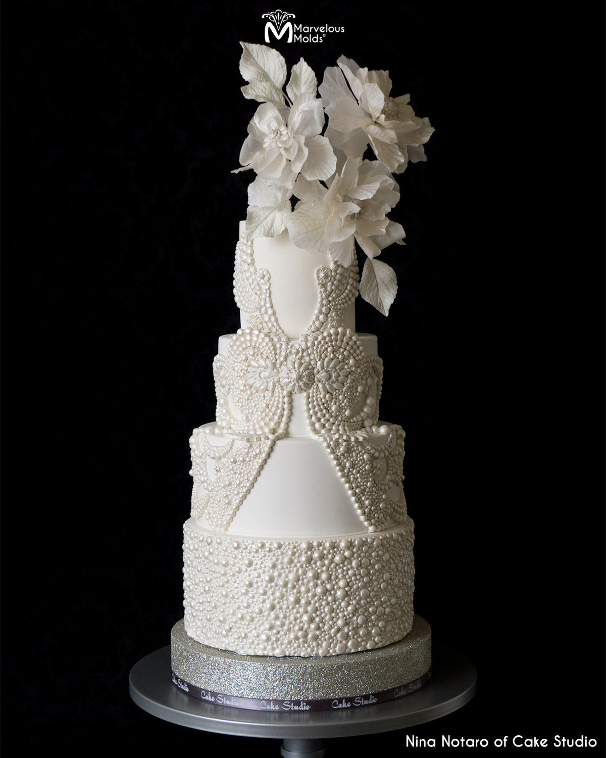 Pearl Radiance Mold by Marvelous Molds Fondant Embellishments  Fashion  cakes design, Cake decorating with fondant, Molding clay